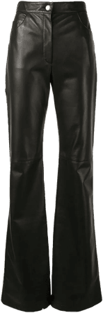 leathers pants -black