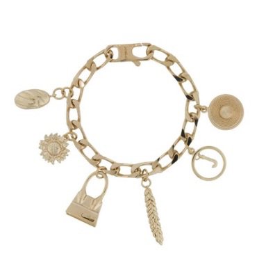 jacquemus charm bracelet gold