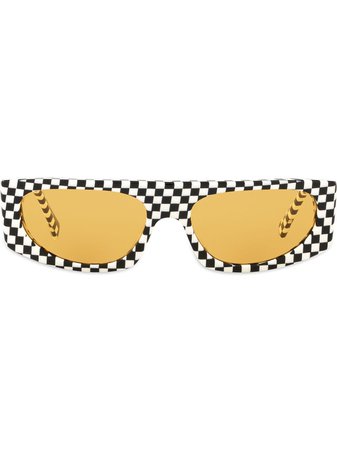 Shop black & white Alain Mikli N°863 sunglasses with Express Delivery - Farfetch