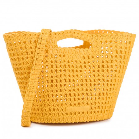 Handbag MELISSA - Campana Crochet Bag 34143 Yellow 01191 - Canvas Totes & Shoppers - Handbags | efootwear.eu
