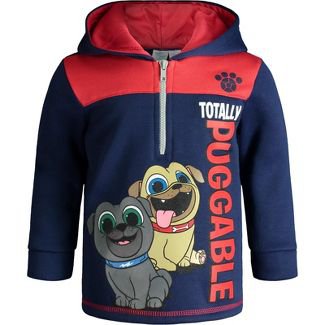Disney Puppy Dog Pals Toddler Boys Half-zip Pullover Hoodie : Target