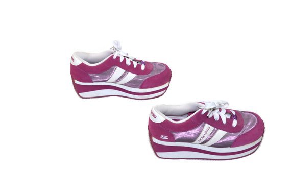 Vintage Platform Sneakers 90s Sneakers Purple Sneakers Purple | Etsy