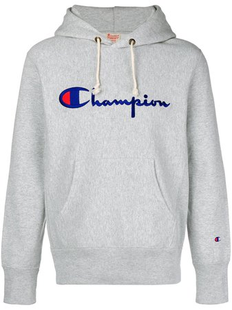 Champion Logo Hoodie | Farfetch.com
