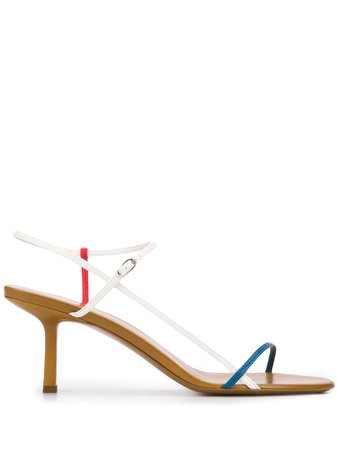 Blue The Row Mid-Heel Sandals | Farfetch.com