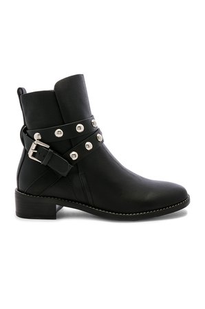 Studded Ankle Strap Bootie