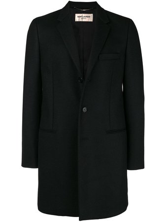 Saint Laurent Single-Breasted Coat Ss20