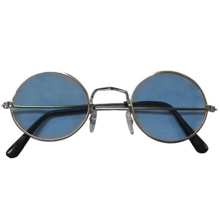 blue-tinted glasses