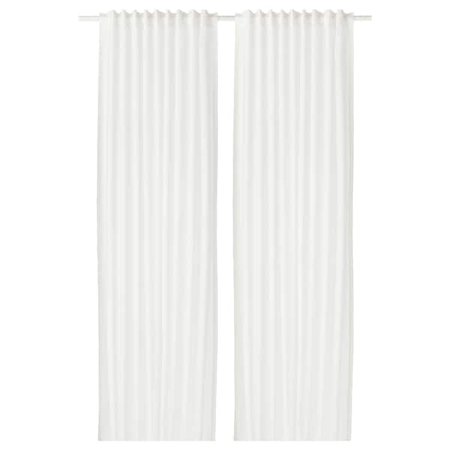 VIVAN Curtains, 1 pair - white - IKEA