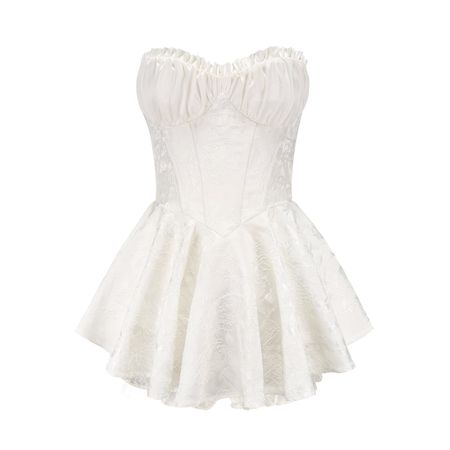 nana jacqueline white dress
