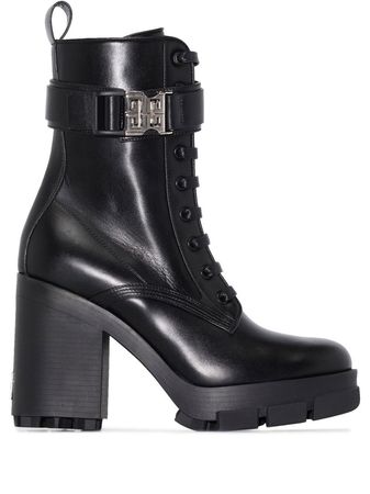 Givenchy Terra lace-up Heeled Leather Boots
