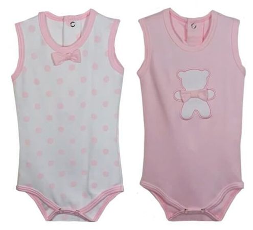 Conjunto 2 Bodies Baby fashion Bebê Menina menina de - Kids na Net - A sua Loja online de Roupas de Crianças e Bebês