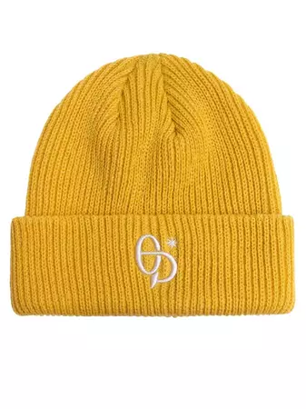 Signature Symbol Ribbed Beanie _ Yellow | W Concept