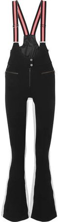 Kris Striped Bootcut Ski Pants - Black