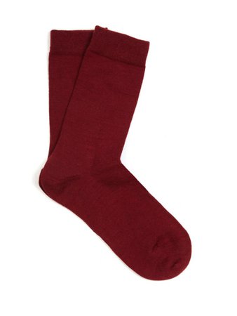 Falke Soft wool and cotton-blend socks