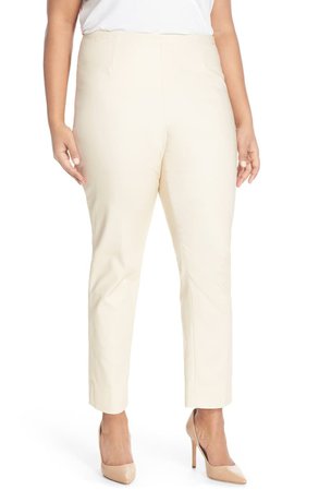 NIC+ZOE 'Perfect' High Rise Side Zip Pants (Plus Size) | Nordstrom