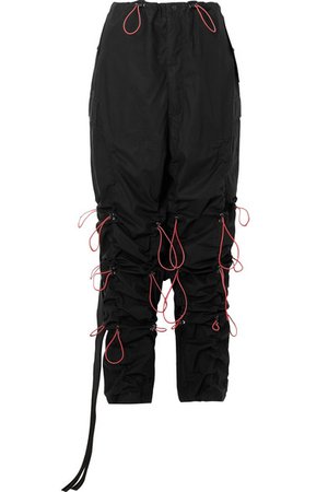 Unravel Project | Ruched cotton cargo pants | NET-A-PORTER.COM