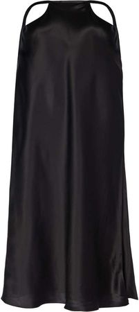 Michael Lo Sordo Reveal Silk-Satin Cutout Skirt Size: 4