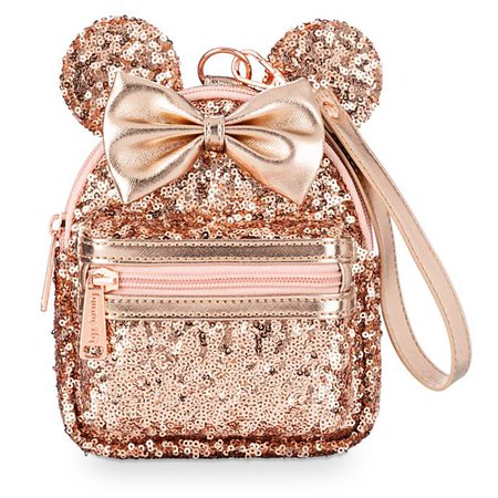 Minnie Mouse Sequin Backpack Wristlet by Loungefly – Briar Rose Gold