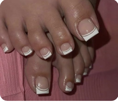 toe nails design