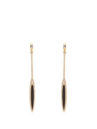18kt gold, diamond & jade earrings | Monique Péan | MATCHESFASHION.COM