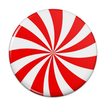 Peppermint Swirl Pinback Button Pin - Walmart.com