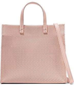 Simple Perforated Leather Tote