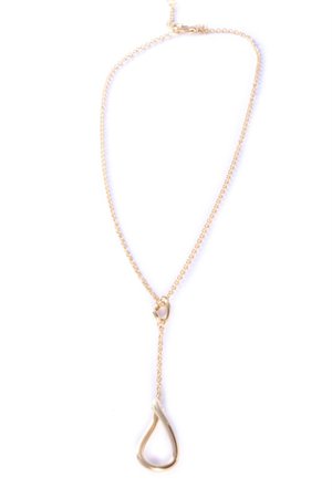 14kt Gold Lasso-Style Necklace with Hanging Infinity Loop 001-435-00900 | Pendants from K.Jons Diamonds & Gems | Atascadero, CA