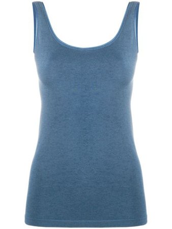 Shop blue Wolford Jamaika tank top with Express Delivery - Farfetch