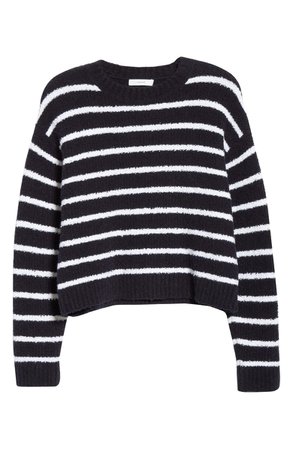 Vince Stripe Cotton Blend Sweater | Nordstrom