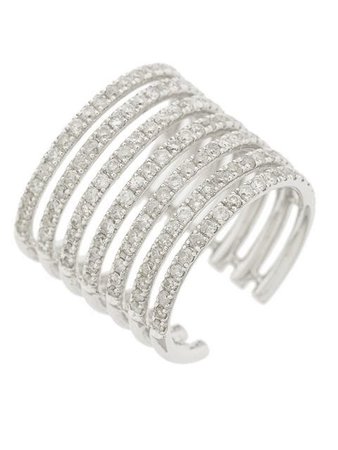 Elise Dray embellished stack ring