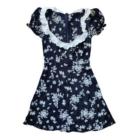 Mini dress For Love & Lemons Black size S International in Synthetic - 16078162