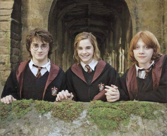 Harry Potter golden trio