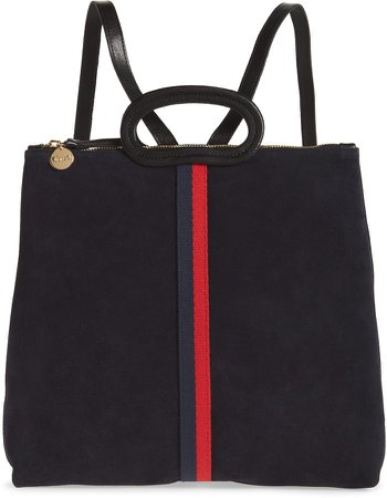 Marcelle Suede Tote Backpack