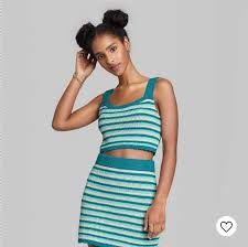 target teal and white knit skirt set wild fable - Google Search