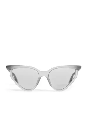 Grey Core Sunglasses by Balenciaga for $65 | Rent the Runway