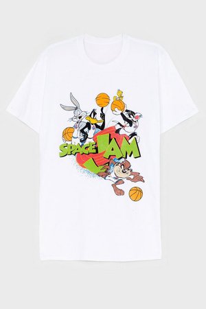 Basketballs in Your Court Space Jam Graphic Tee | Nasty Gal