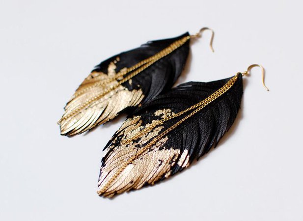 Feather Boho Earrings – Boho Chic Kabuki Theme