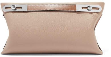 Missy Small Textured-leather Shoulder Bag - Beige