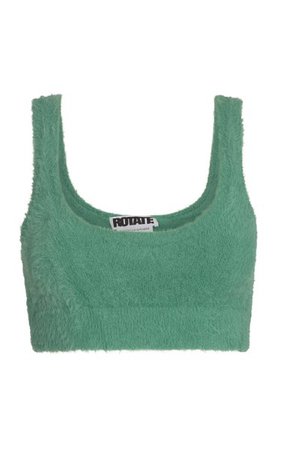 Bridy Textured Knit Cropped Top By Rotate | Moda Operandi