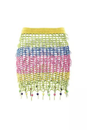 Bonet Crochet Multi Color Mini Skirt – Elsie & Fred