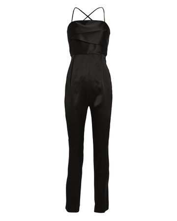 Michelle Mason | Banded Silk Jumpsuit | INTERMIX®