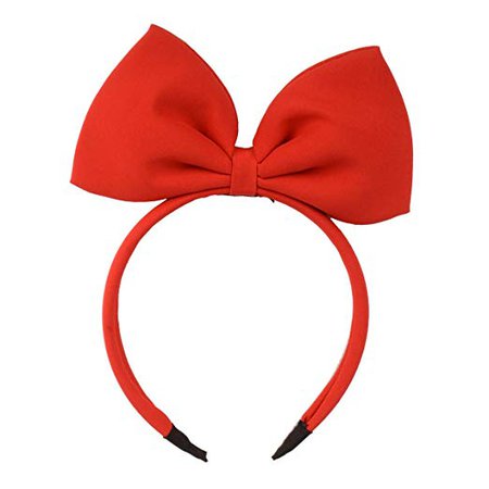 HoveBeaty Hair Band Bow Headband (red)