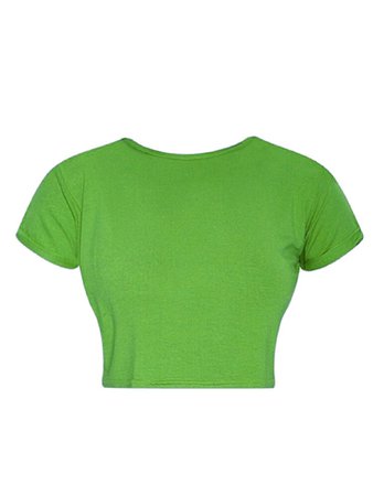 Green Cropped T-Shirt