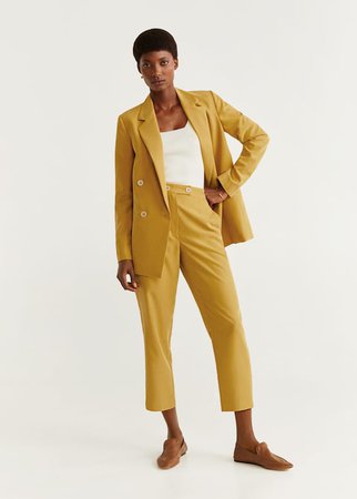 Modal-blend suit blazer - Women | Mango USA