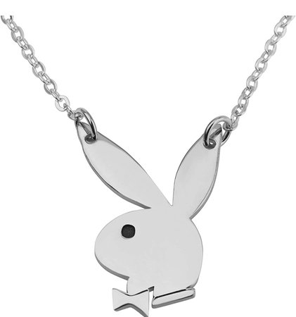 playboy bunny charm necklace