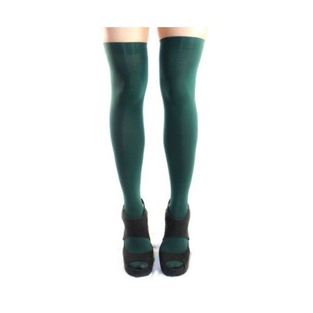 JADE(GREEN) Girls Thigh High Socks