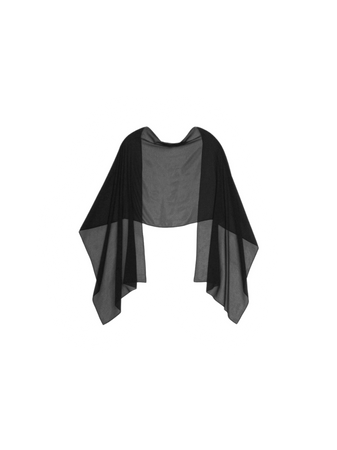 black shawl outerwear