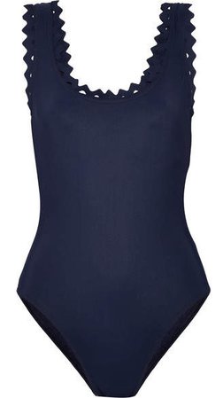 Reina Cutout Underwired Swimsuit - Navy