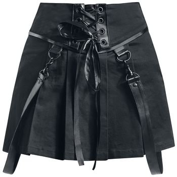 Raige Skirt | Chemical Black Kurzer Rock | EMP