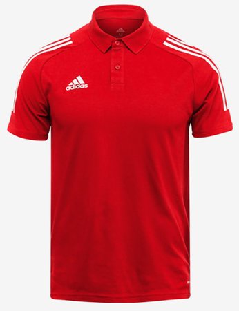 adidas polo red top